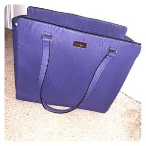 Blue jade spade tote bag